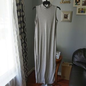 Striped sleeveless dress